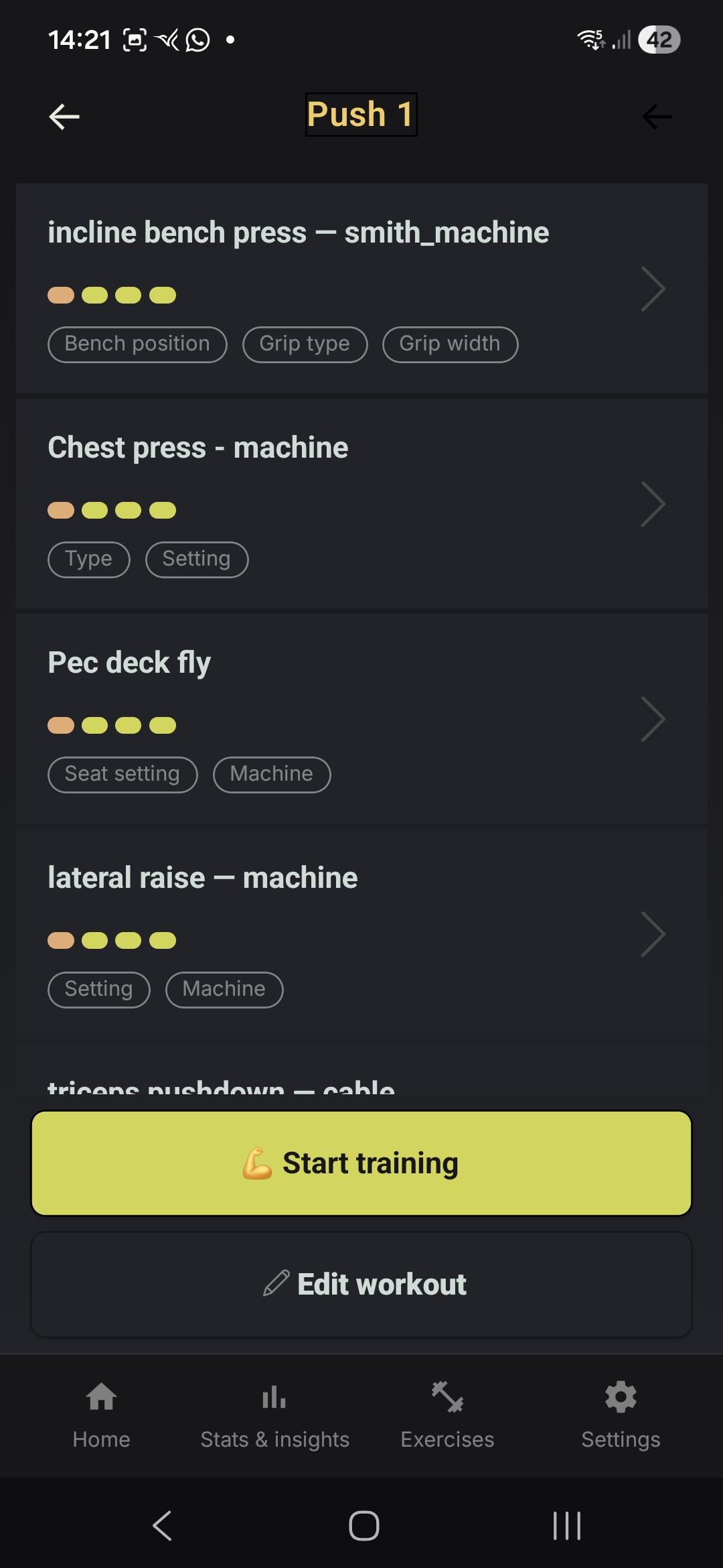 Cadence app screenshot