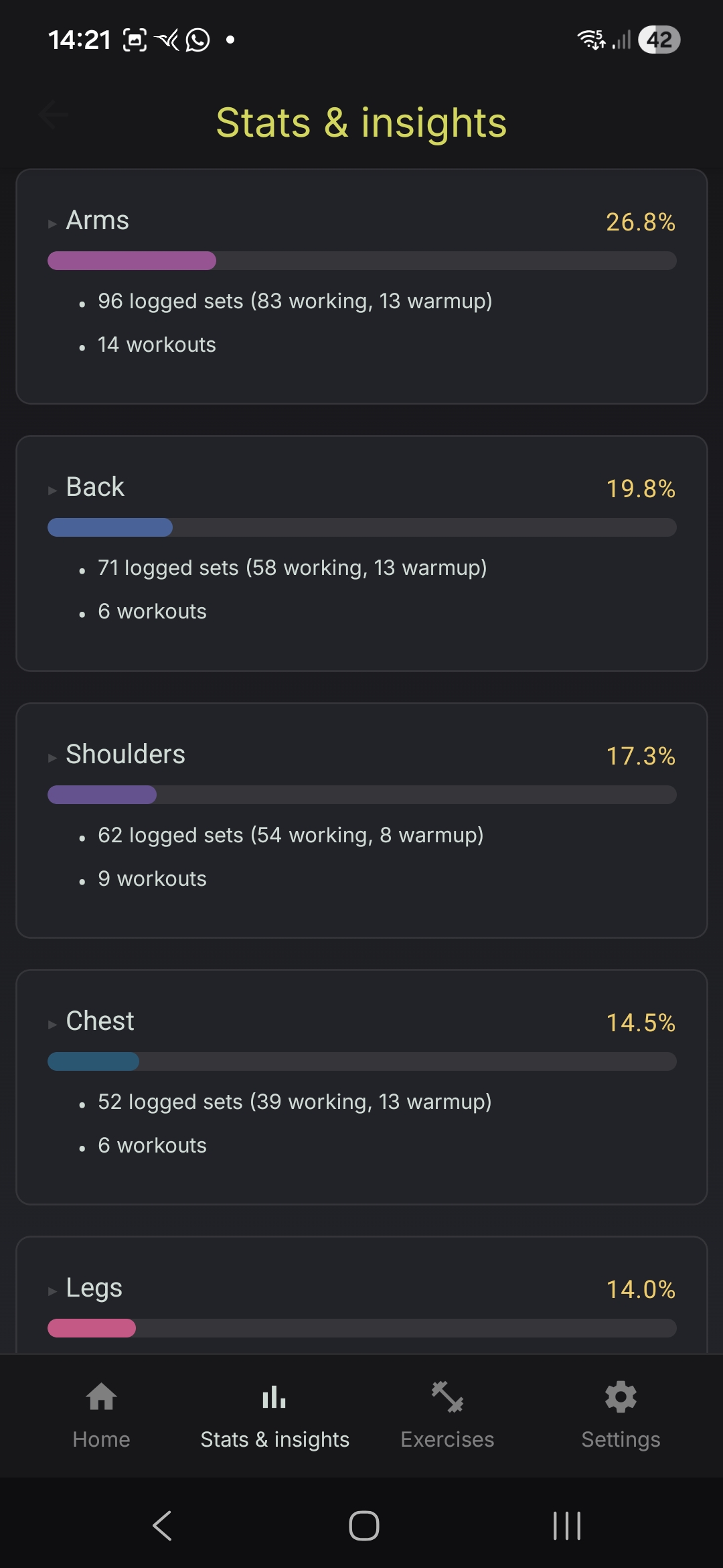 Cadence app screenshot